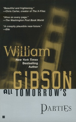Capa do livro All Tomorrow's Parties de William Gibson