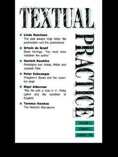 Textual Practice by Terence Hawkes & Jean Howard