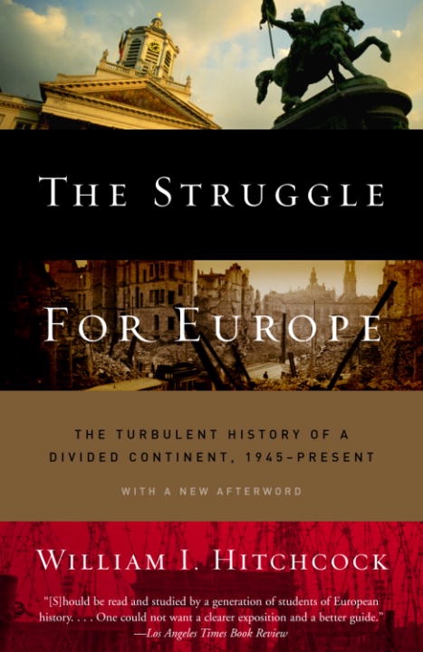 The struggle for Europe cover