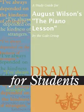A Study Guide for August Wilson's "The Piano Lesson"