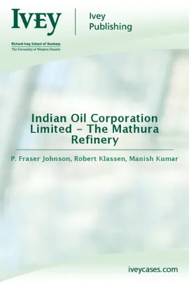 Read: Indian Book Oil Corporation Limited - The Mathura Refinery