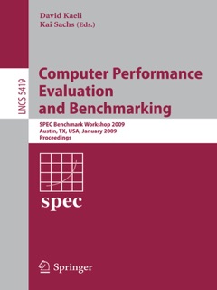 Computer Performance Evaluation and Benchmarking by David Kaeli
