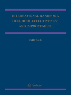 Read: International Handbook of School Book Effectiveness and Improvement