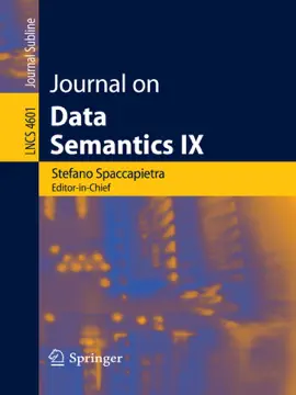 Read: Journal on Data Semantics Book IX