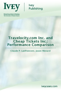 Travelocity.com Inc. and Cheap Tickets Inc.: Performance Comparison by Claude P. Lanfranconi