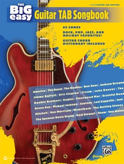 The Big Easy Guitar TAB Songbook by Alfred Music