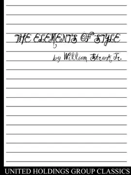 Read: The Book Elements of Style