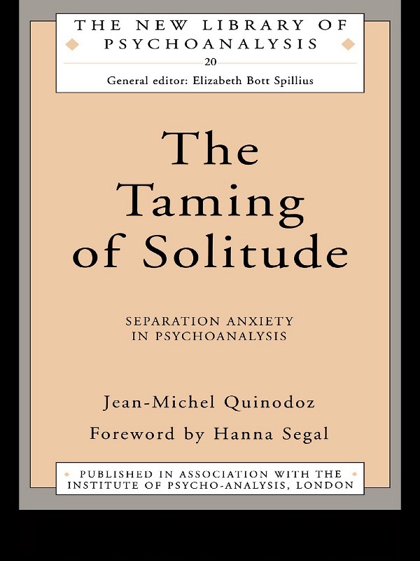 The Taming of Solitude cover