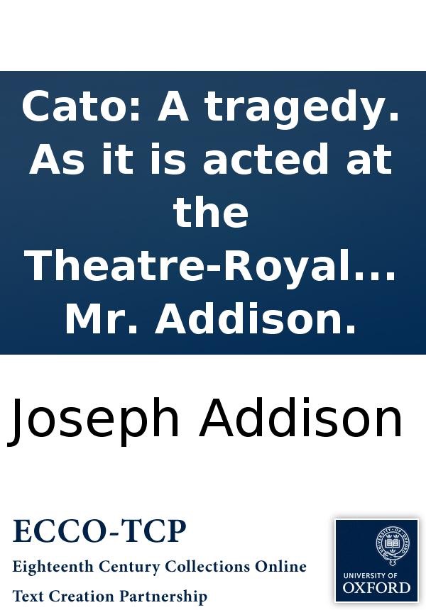 Cato cover