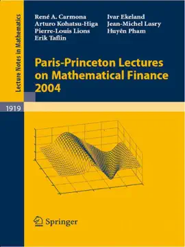 Read: Paris-Princeton Lectures on Mathematical Book Finance 2004