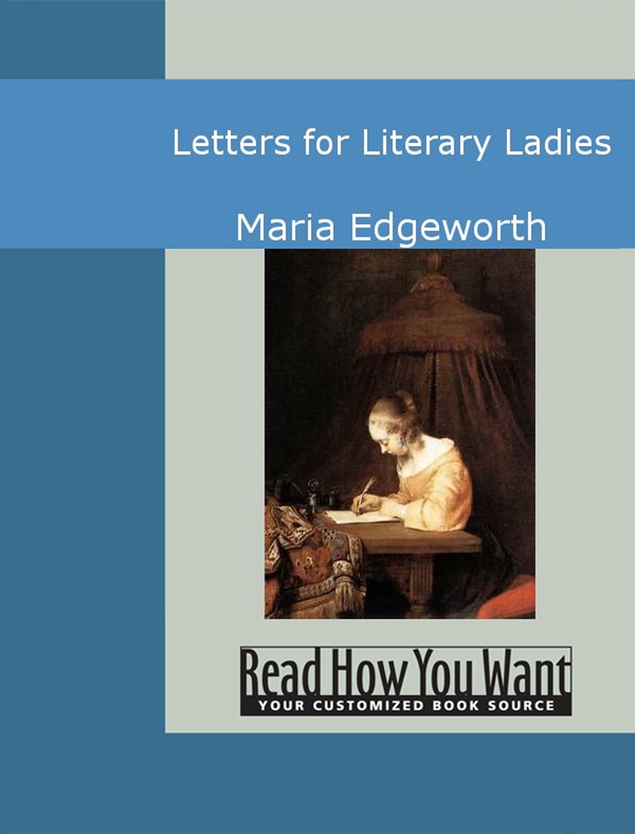 Letters for Literary Ladies cover