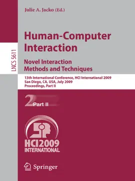 Read: Human-Computer Interaction. Novel Interaction Methods Book and Techniques