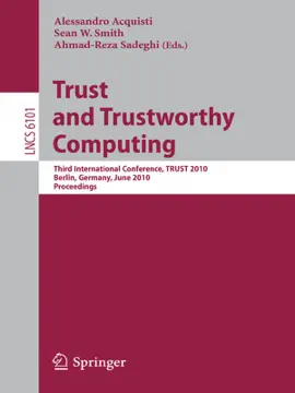 Read: Book Trust and Trustworthy Computing
