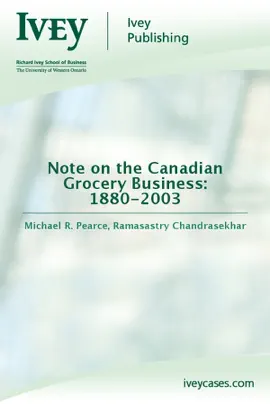 Read: Note on the Canadian Grocery Business: 1880-2003 Book