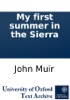 Book My first summer in the Sierra