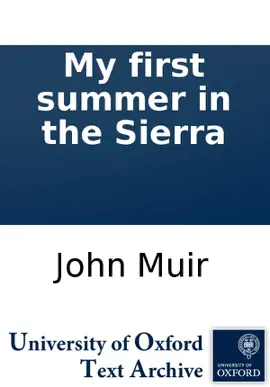 Read: My first summer Book in the Sierra