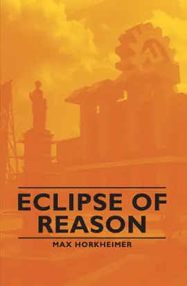 Read: Book Eclipse of Reason