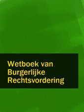 Book cover for Wetboek van Burgerlijke Rechtsvordering - RV by Nederland