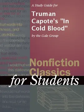 A Study Guide for Truman Capote's "In Cold Blood"