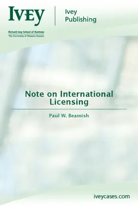 Read: Note Book on International Licensing