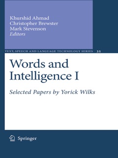 Words and Intelligence I by Khurshid Ahmad, Christopher Brewster & Mark Stevenson