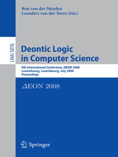 Deontic Logic in Computer Science by Ron van der Meyden & Leendert van der Torre