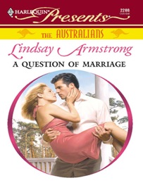 A Question of Marriage - Lindsay Armstrong