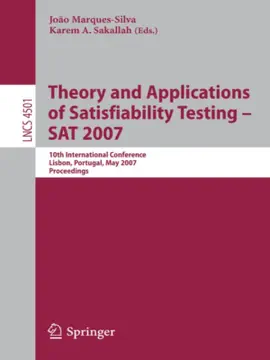 Read: Theory and Applications of Satisfiability Testing - SAT 2007 Book