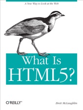 Book cover for What Is HTML5? by Brett McLaughlin