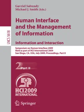 Read: Human Interface Book and the Management of Information. Information and Interaction