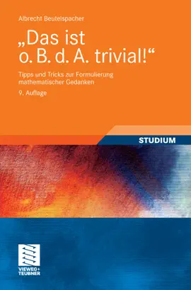 Read: "Das ist o. Book B. d. A. trivial!"