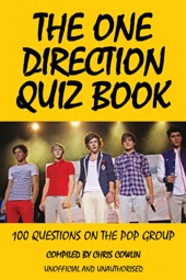Book cover for The One Direction Quiz Book by Chris Cowlin