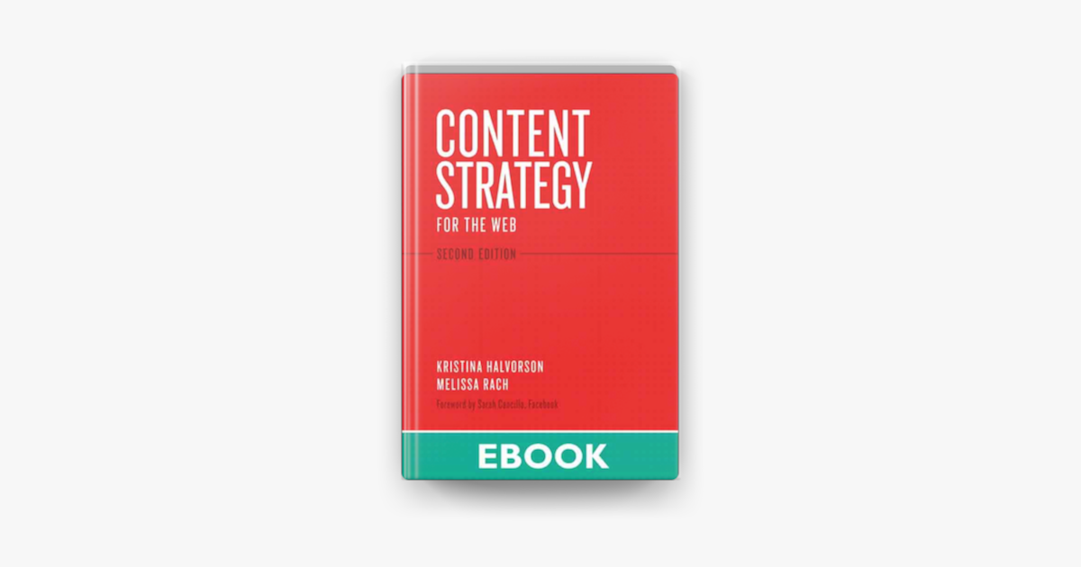 ‎Content Strategy for the Web by Kristina Halvorson & Melissa Rach on ...