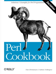 Perl Cookbook - Tom Christiansen &amp; Nathan Torkington Cover Art