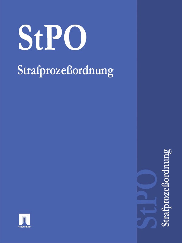 Strafprozeßordnung (StPO)