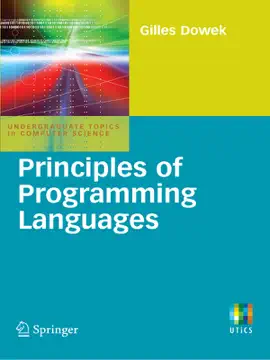 Read: Principles of Book Programming Languages
