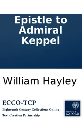 Read: Epistle Book to Admiral Keppel