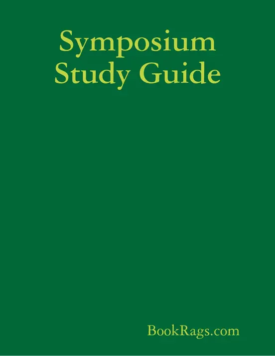 Symposium Study Guide