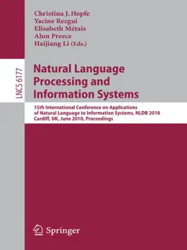 Read: Natural Book Language Processing and Information Systems