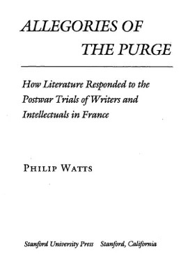 Read: Allegories of Book the Purge