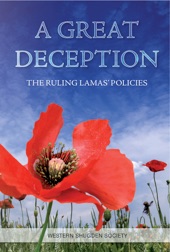Book cover for A Great Deception by Western Shugden Society
