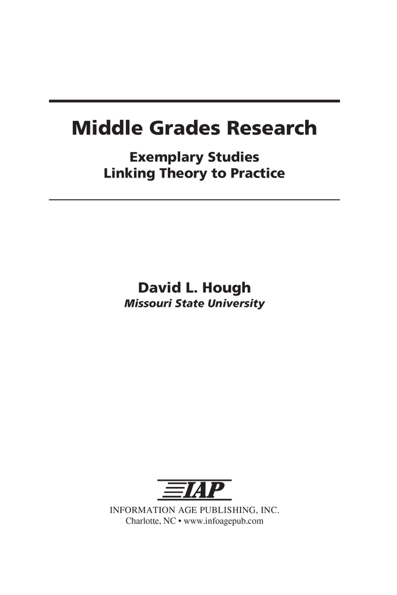 Middle Grades Research cover