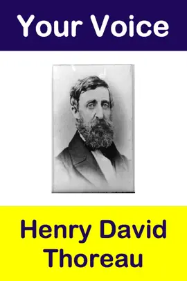 Read: Your Voice Book "Henry David Thoreau"