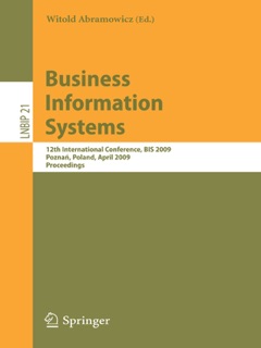 Business Information Systems by Witold Abramowicz