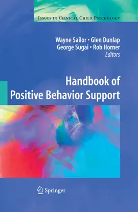 Read: Book Handbook of Positive Behavior Support