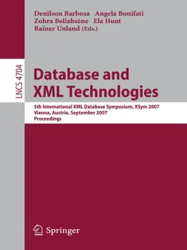 Read: Database Book and XML Technologies