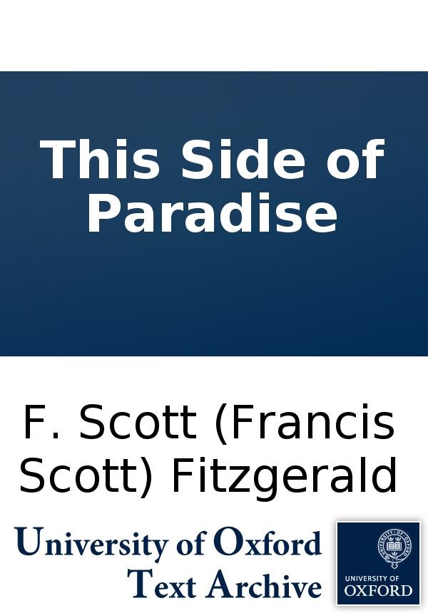 This Side of Paradise cover
