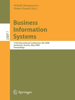 Business Information Systems by Witold Abramowicz