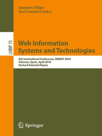 Web Information Systems and Technologies - Joaquim Filipe & José Cordeiro