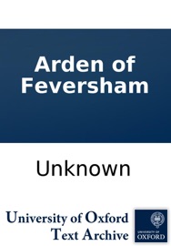 Arden of Feversham - Anonymous